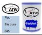 Preview: Fiat, Blu Luce, 045: 500ml Lackdose, von ATW Autoteile West.